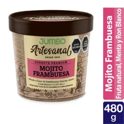 Helado Mojito Frambuesa Jumbo Artesanal