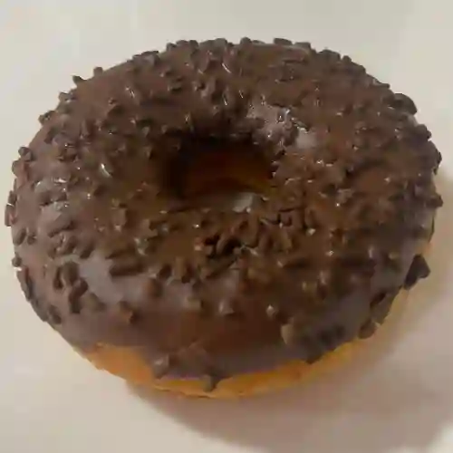Donut Cobertura Chocolate y Trozos Choco