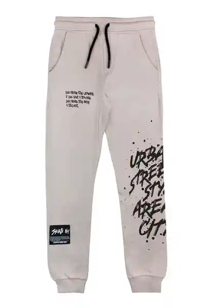 Pantalón Junior Sport Liberty 348 Niño Gris Talla 10 Años Ficcus