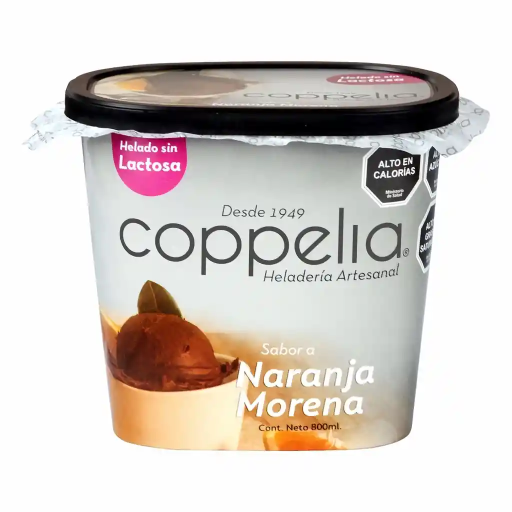Coppelia Otros Helado Sin/Lactosa Naranja Mora