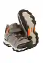 Zapatillas Outdoor Caña Velcor W24 Niño Gris 33 936 Ficcus