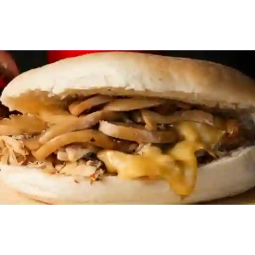 Ave Asada Luco Champiñon / Papas Fritas