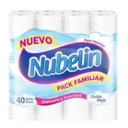 Nubelin Papel Higiénico Doble Hoja 25 m