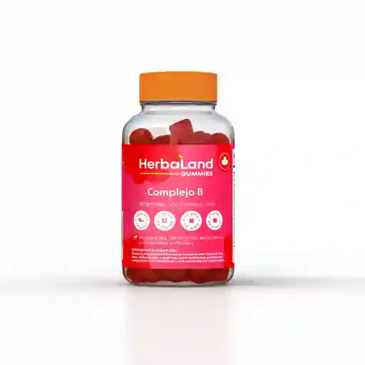 Herbaland Suplemento Alimenticio Complejo B Frambuesa Limón