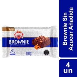 Nutra Bien Brownie sin Azúcar Añadida