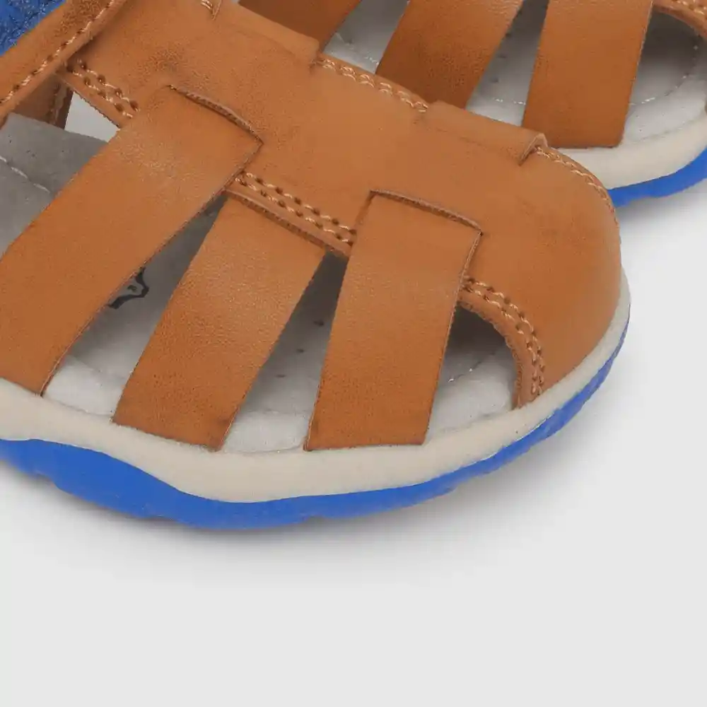 Sandalias Franciscana Para Niño Café Talla 27