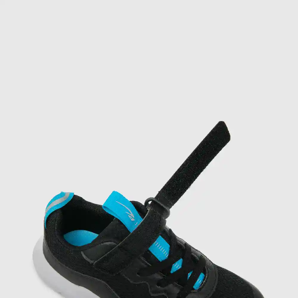 Zapatillas Deportiva Caña Baja De Niño Celeste Talla 30