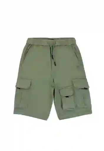 Bermuda Teens Spirit Niño Verde Militar Talla 12/S - 522