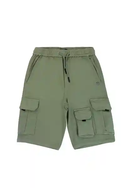 Bermuda Teens Spirit Niño Verde Militar Talla 12/S - 522