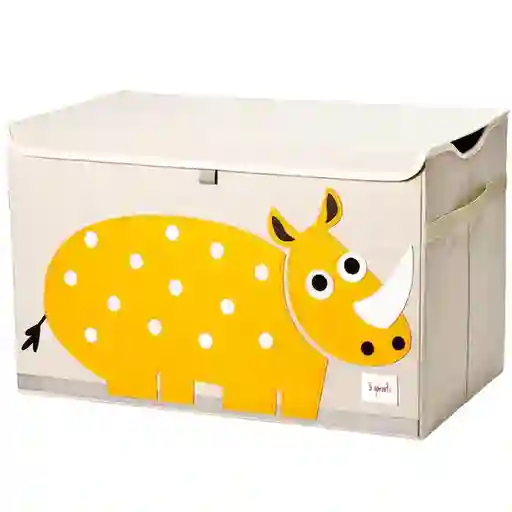 3 Sprouts Baúl Juguetes Rinoceronte