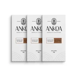 Pack 3 Chocolates 65% 