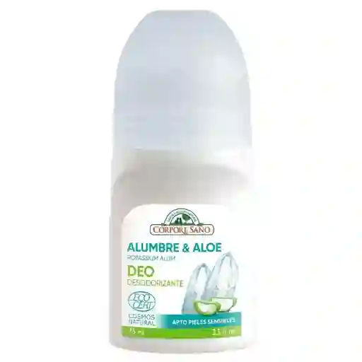 Corpore Sano Desodorante Roll on Alumbre & Aloe