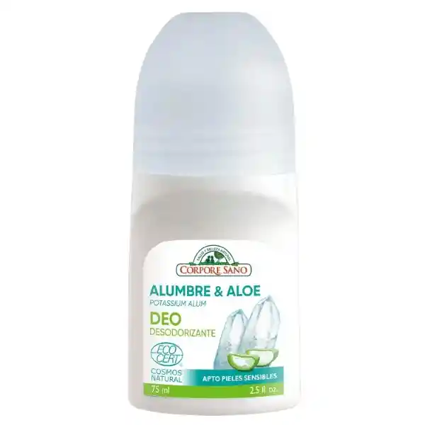 Corpore Sano Desodorante Roll on Alumbre & Aloe