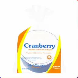 Cranberry Algodon Hidrofilo Prensado