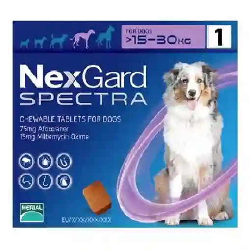 Nexgard Spectra 15-30kg 1 Comprimido