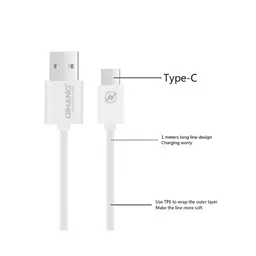 Cable Tipo C 1mt - Carga Rápida 2.4A