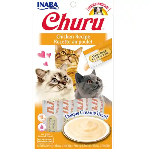 Churu snack para gatos Pollo 56g 4 TUBOS