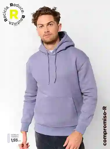 Polerón Hombre Marquis Canguro Con Gorro Talla S