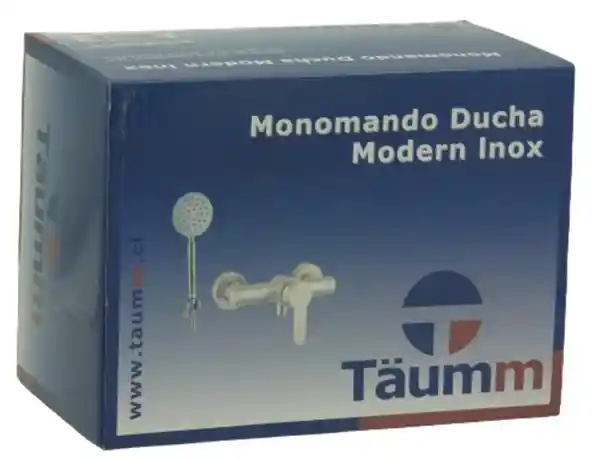 Taumm Monomando Ducha Modern Acero Inoxidable