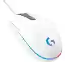 Logitech Mouse Gamer G203 Lightsync Rgb 8000 Dpi Blanco