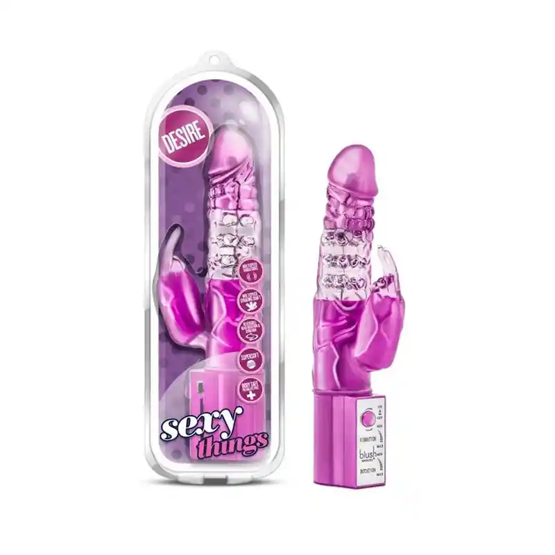 Vibrador Dual Desire Pink