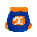 Pañal reutilizable para bebé azul/naranjo upf 50+ Talla L de 12 a 18 meses