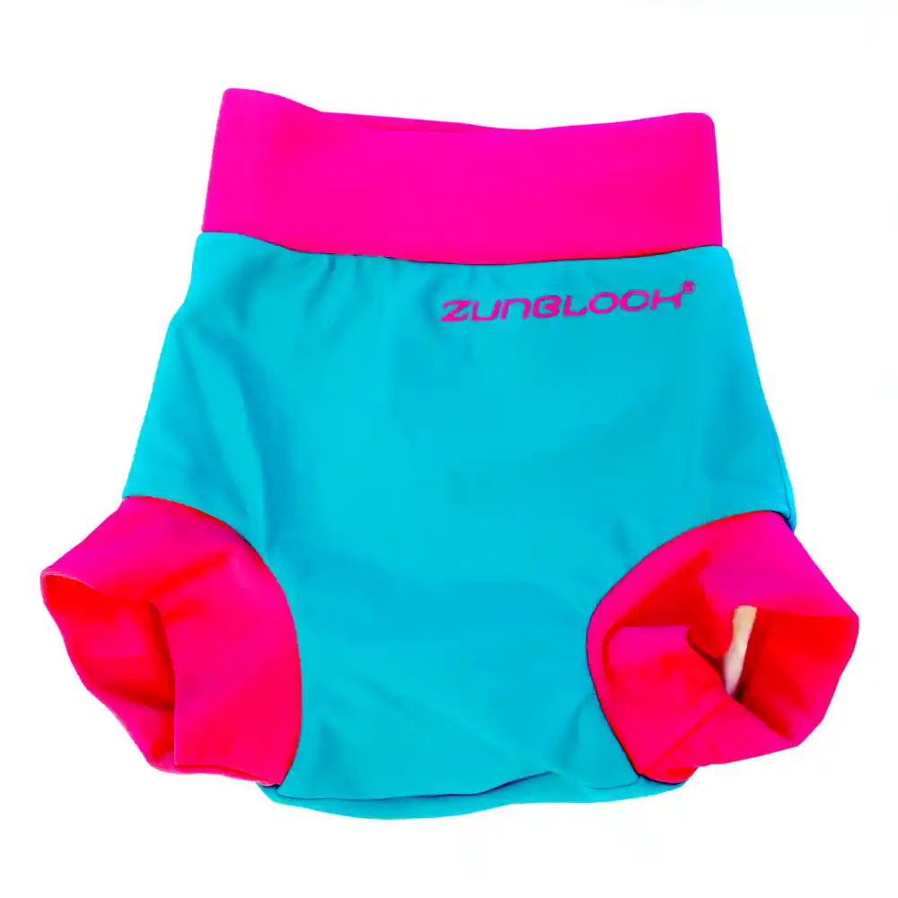 Pañal reutilizable para bebé esmeralda/fucsia upf 50+ Talla 18-24 meses