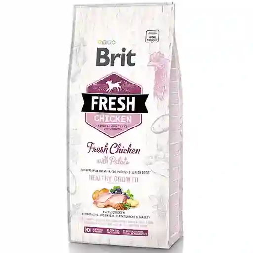 Brit Alimento para Perro Cachorro Fresh Sabor a Pollo con Patata