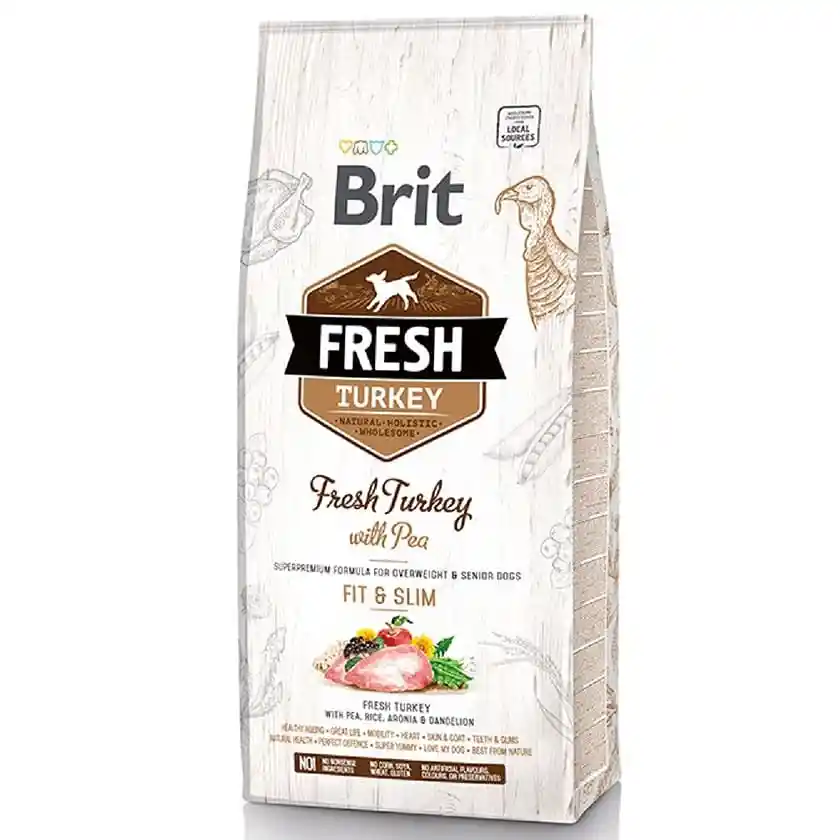 Brit Fresh Turkey with Pea Light 12kg