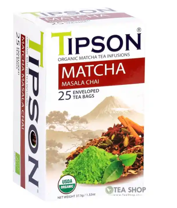 Te Matcha Masala Chai. Tipson. 25 bols