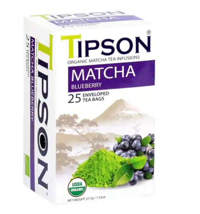 Te Matcha Orgánico Blueberry. Tipson. 25 bols