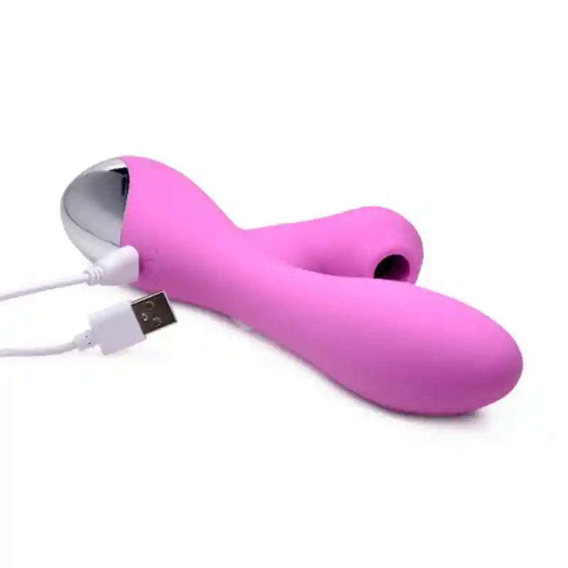 Vibrador & Succionador Rabbit Pink 10x