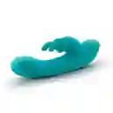 Vibrador Dual Rabbit Hop Aquamarine