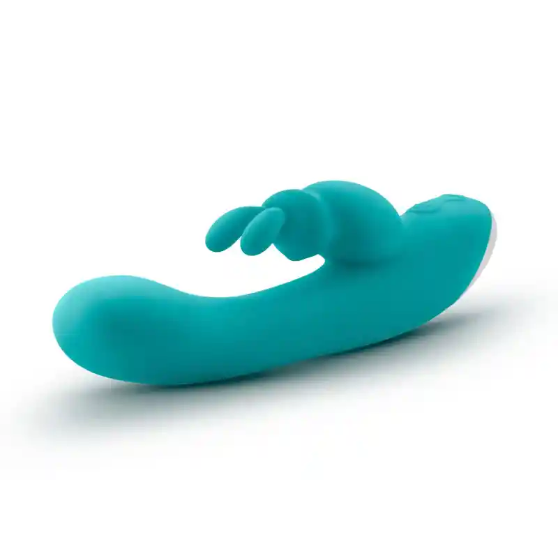 Vibrador Dual Rabbit Hop Aquamarine