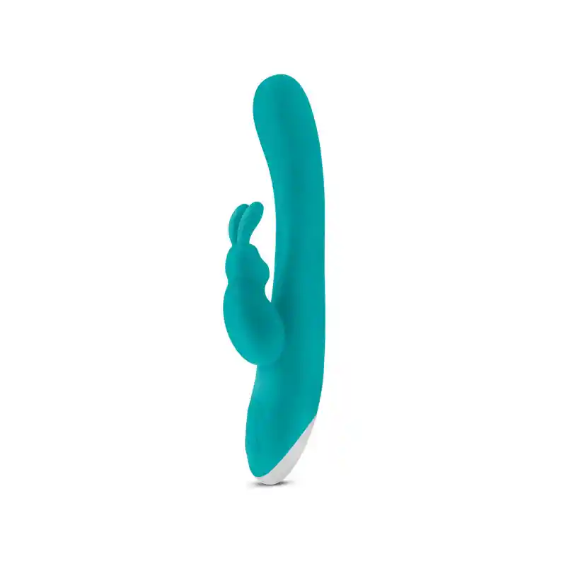 Vibrador Dual Rabbit Hop Aquamarine