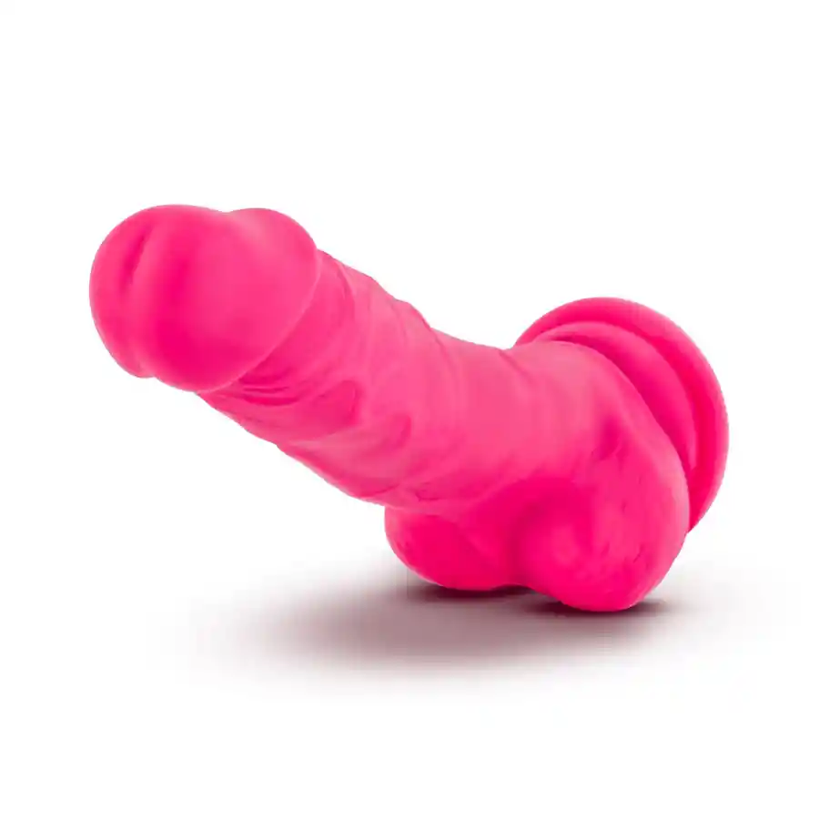 Dildo Neon Pink 19 Cm.