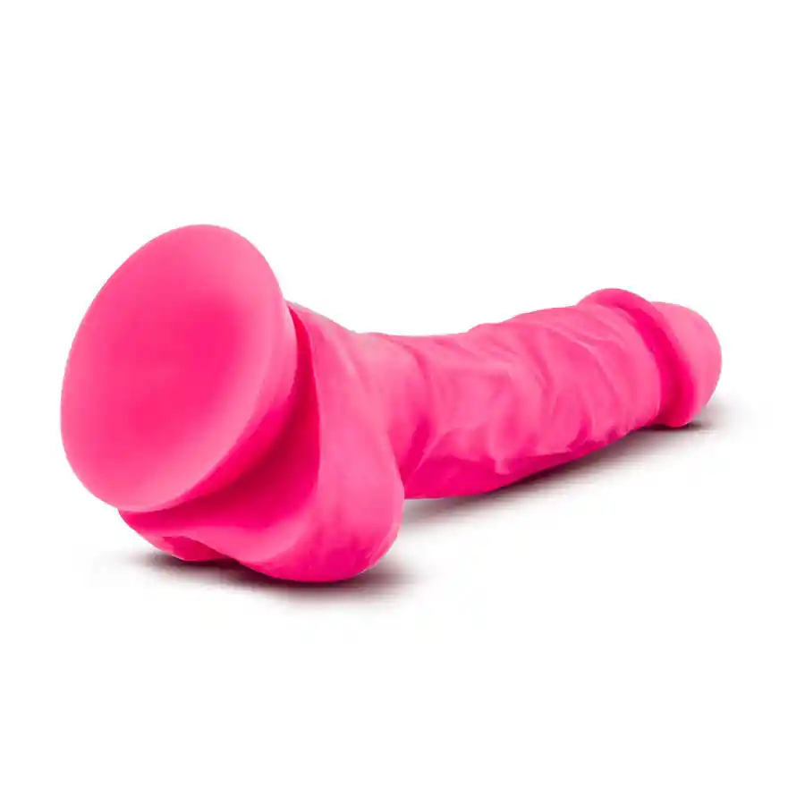 Dildo Neon Pink 19 Cm.