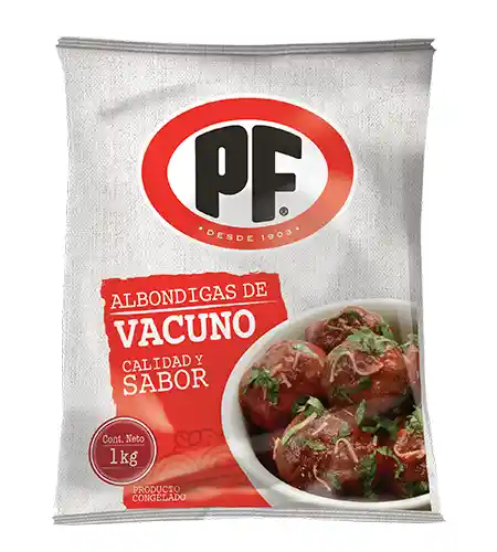 Albondigas Vacuno PF 1kg