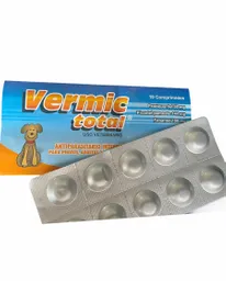 VERMIC TOTAL 1 TABLETA Antiparasitario interno para perros adultos y cachorros