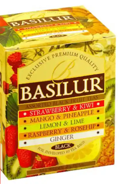 Basilur Assorted Black Fruits Teas. . 10 Bols