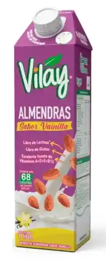 Leche de almendras con vainilla