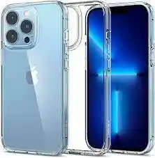 Carcasa transparente para iphone 13 pro max con bordes reforzados