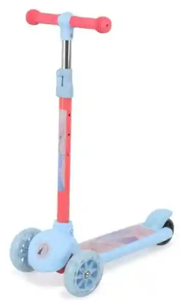 Frozen Disney Tri-Scooter Luces Led En Ruedas Y Pisadera