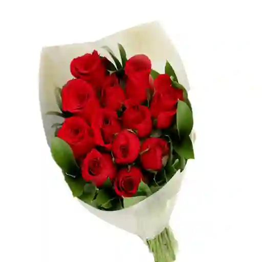 Ramo de 12 rosas rojas