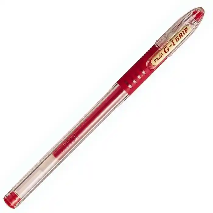 Lápiz Gel G-1 GRIP 0.5 ROJO  PILOT