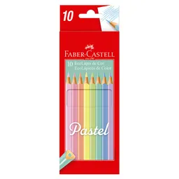 Faber Castell Caja 10 Ecolapices De Colores Pastel