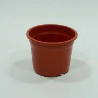 Macetero Plástico Pequeño Café