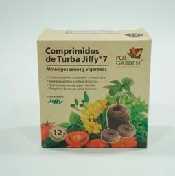 Comprimido De Turba Jiffy 7 - Pot Garden