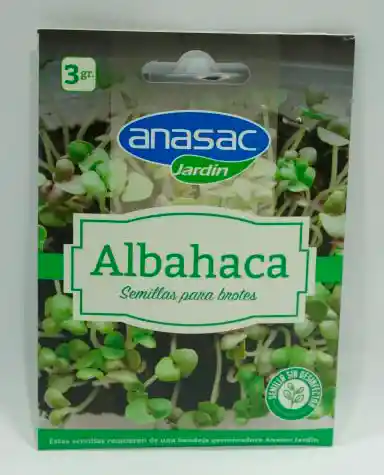 Anasac Semillas Para Brotes Albahaca -