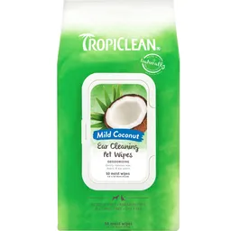 Tropiclean Toallas Limpieza Oídos 50 Un	